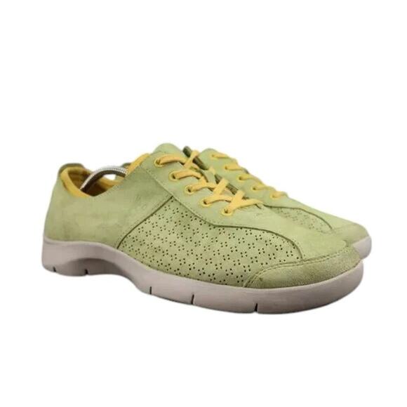 Dansko Shoes - Dansko Shoes Womens 11.5 Sneakers Lifestyle Comfort Athletic Elise Leather Green